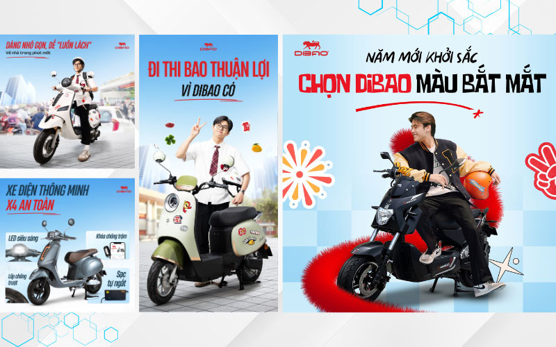 Dibao là thương hiệu xe điện và xe 50cc hàng đầu hiện nay